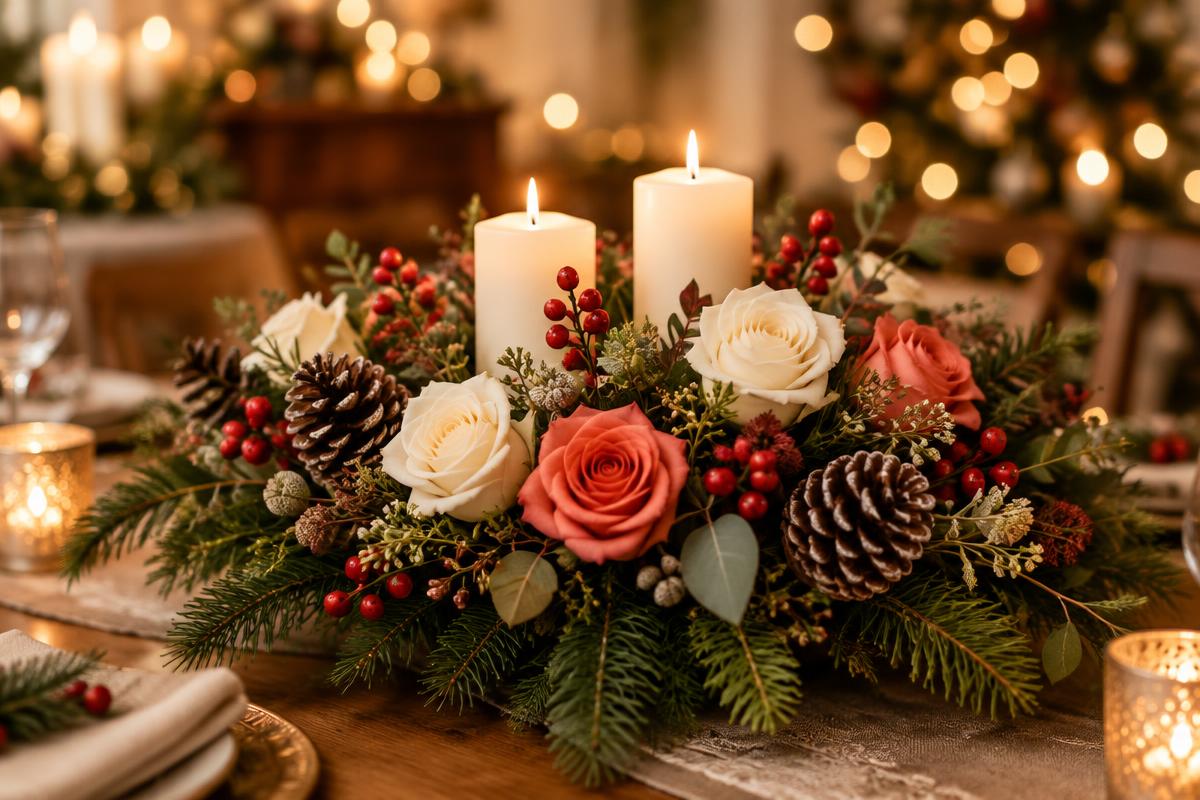 Kerststukje maken: zo zet je een sfeervol stuk op tafel