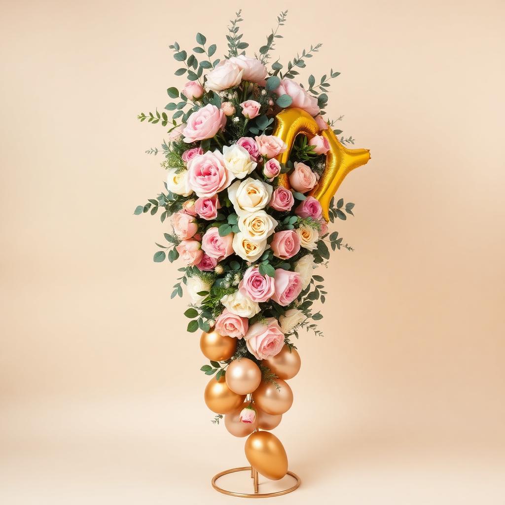 Verjaardag bloemenstand